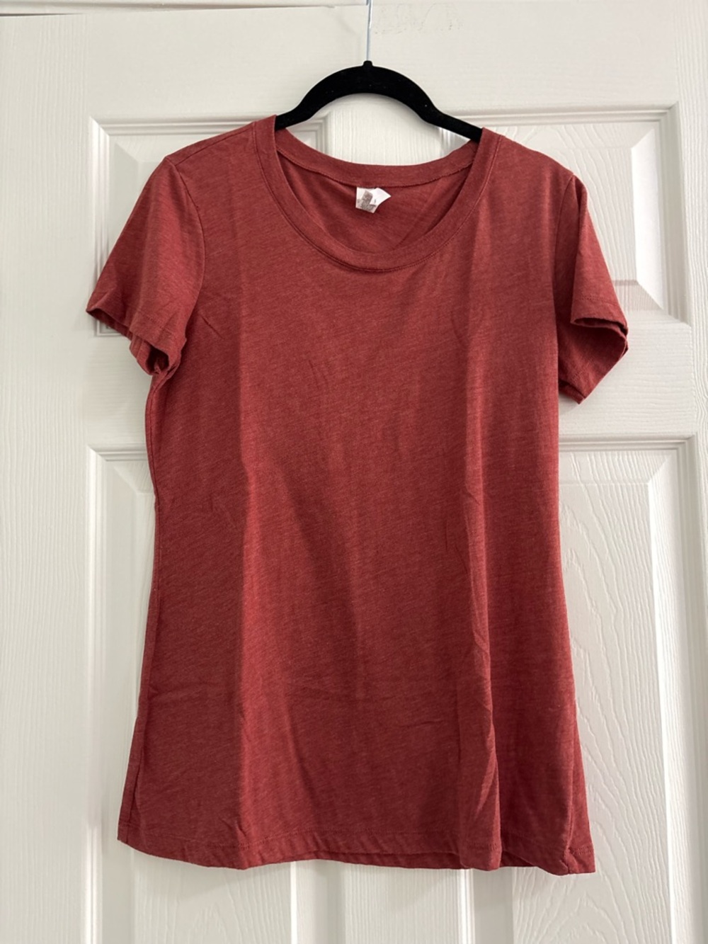Everyday Crew Neck Tee - Rust Red